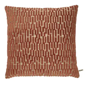 Claudi sierkussen Davide burned orange 45x45 cm