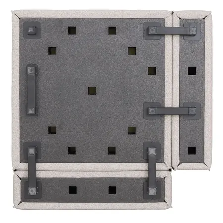 Outdoor bank Patio loire taupe - element arm