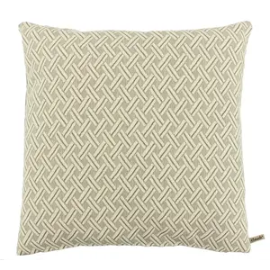 Claudi sierkussen Cannas naturel 50x50 cm