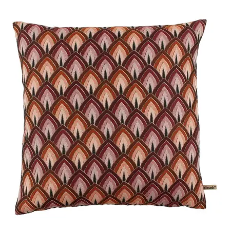 Claudi Claudi sierkussen Horta aubergine 50x50 cm