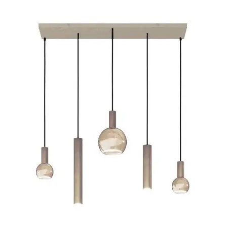 Ztahl Ztahl hanglamp Riva 5 quartz