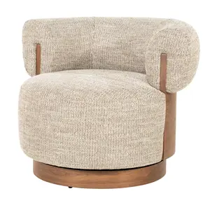 Eleonora draaifauteuil Nila taupe