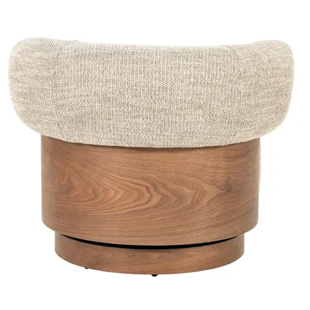 Eleonora Eleonora draaifauteuil Nila taupe