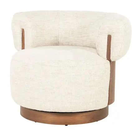 Eleonora Eleonora draaifauteuil Nila beige