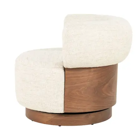 Eleonora Eleonora draaifauteuil Nila beige