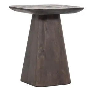 Eleonora Eleonora bijzettafel Aron bruin vierkant