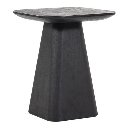 Eleonora Eleonora bijzettafel Aron zwart vierkant
