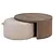 Richmond Interiors Richmond salontafel Windsor walnoot, set van 2