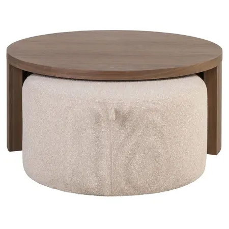 Richmond Interiors Richmond salontafel Windsor walnoot, set van 2