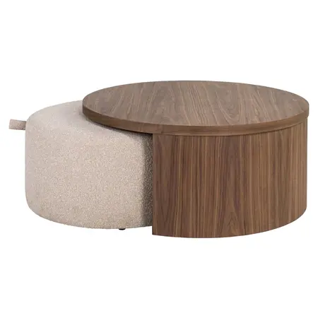 Richmond Interiors Richmond salontafel Windsor walnoot, set van 2