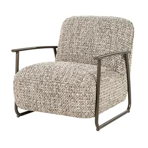 Eleonora fauteuil Norel taupe