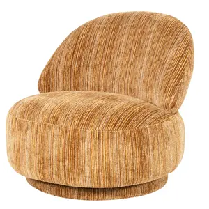 By-Boo draaifauteuil FineLine mosterd