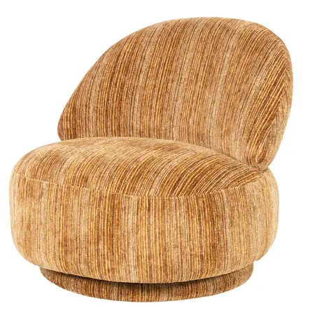 By-Boo By-Boo draaifauteuil FineLine mosterd