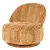 By-Boo By-Boo draaifauteuil FineLine mosterd