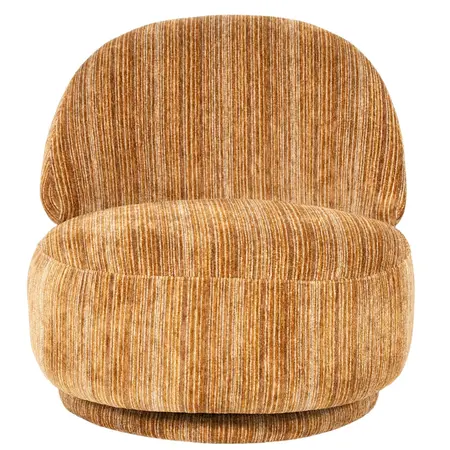 By-Boo By-Boo draaifauteuil FineLine mosterd