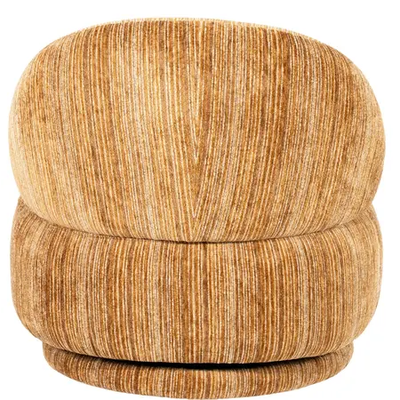 By-Boo By-Boo draaifauteuil FineLine mosterd
