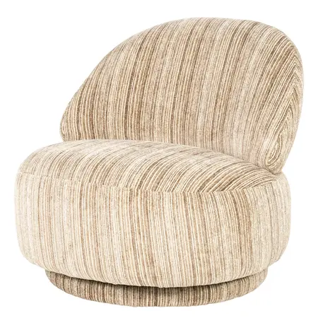 By-Boo By-Boo draaifauteuil FineLine bruin