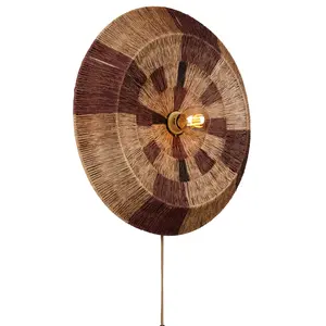 Good&Mojo wandlamp Serengeti large naturel/bruin