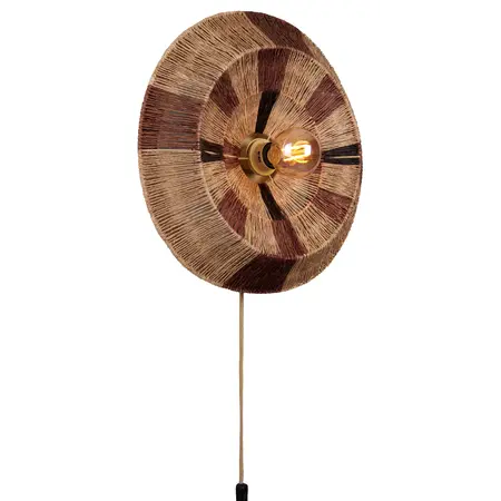 Good&Mojo Good&Mojo wandlamp Serengeti small naturel/bruin