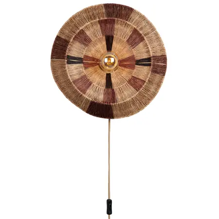 Good&Mojo Good&Mojo wandlamp Serengeti small naturel/bruin
