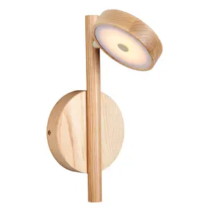 Good&Mojo wandlamp Okinawa essenhout naturel