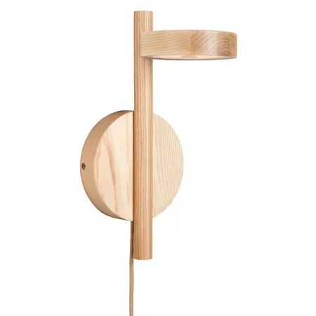 Good&Mojo Good&Mojo wandlamp Okinawa essenhout naturel