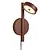 Good&Mojo Good&Mojo wandlamp Okinawa essenhout bruin