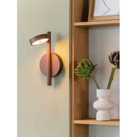 Good&Mojo Good&Mojo wandlamp Okinawa essenhout bruin