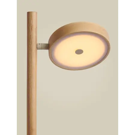 Good&Mojo Good&Mojo vloerlamp Okinawa essenhout naturel