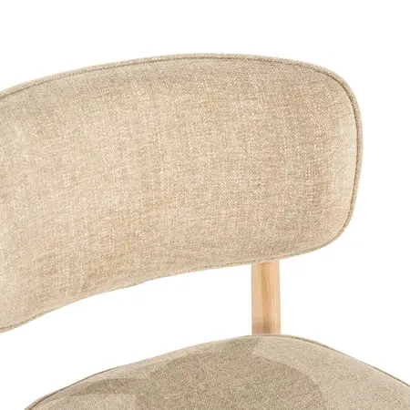 Eleonora Eleonora eetkamerstoel Rune naturel/taupe