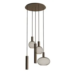 Ztahl hanglamp Como rond platinum