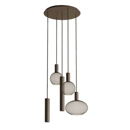 Ztahl Ztahl hanglamp Como rond platinum
