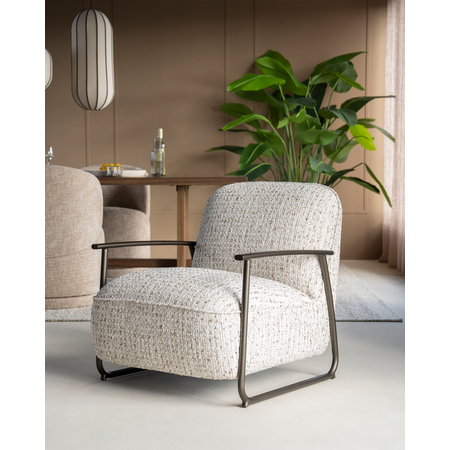 Eleonora Eleonora fauteuil Norel taupe