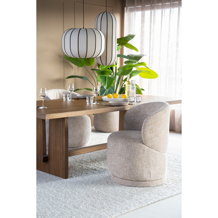 Eleonora Eleonora eetkamerstoel Sulo taupe