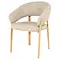 By-Boo By-Boo eetkamerstoel Sedia met arm naturel