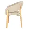 By-Boo By-Boo eetkamerstoel Sedia met arm naturel