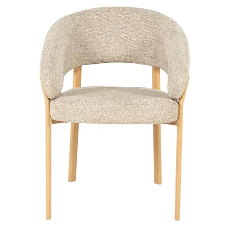 By-Boo By-Boo eetkamerstoel Sedia met arm naturel