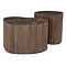 By-Boo By-Boo salontafel Nice bruin, set van 2