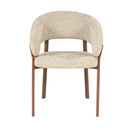 By-Boo By-Boo eetkamerstoel Sedia met arm bruin