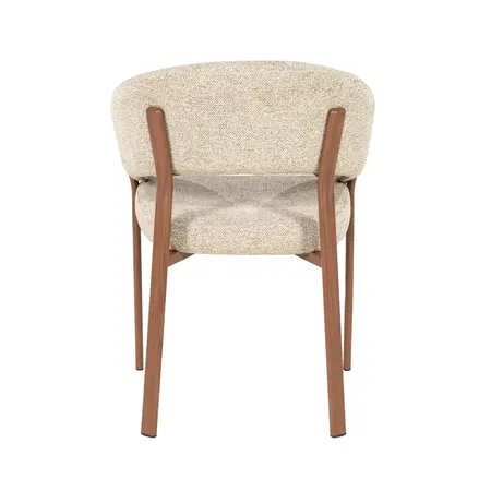 By-Boo By-Boo eetkamerstoel Sedia met arm bruin