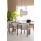 By-Boo By-Boo eetkamerstoel Sedia met arm bruin