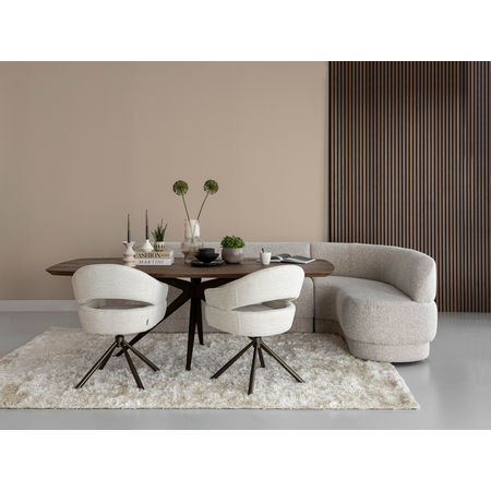 So True by Troubadour Eettafel Mello lichtbruin 220 cm