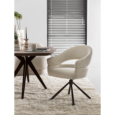 Must Living MUST Living eetkamerstoel Clooney naturel