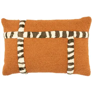 By-Boo Sierkussen StripeScape caramel
