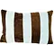 By-Boo By-Boo Sierkussen Stripey lichtblauw / bruin