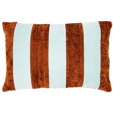 By-Boo By-Boo Sierkussen Stripey lichtblauw / caramel