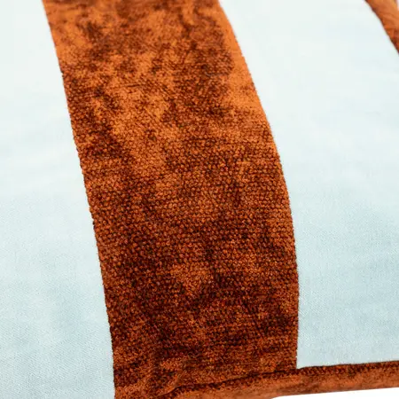 By-Boo By-Boo Sierkussen Stripey lichtblauw / caramel