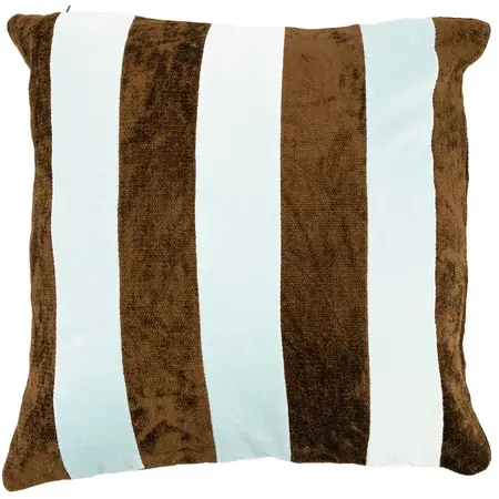 By-Boo By-Boo Sierkussen Stripey lichtblauw / bruin