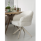 Eetkamerstoel Lio naturel met beige frame