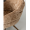 Eetkamerstoel Lio kaneel met anodic brown frame